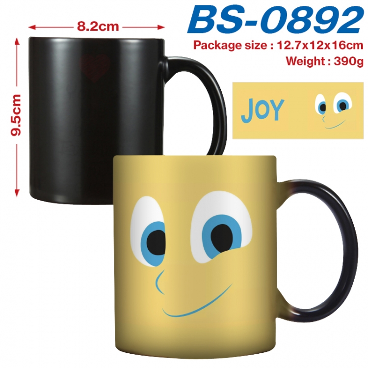 Inside Out  Anime high-temperature color-changing printing ceramic mug 400ml