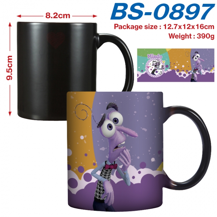 Inside Out  Anime high-temperature color-changing printing ceramic mug 400ml