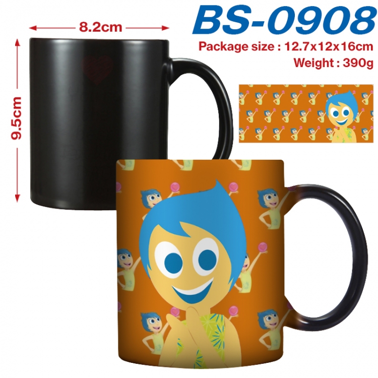 Inside Out  Anime high-temperature color-changing printing ceramic mug 400ml