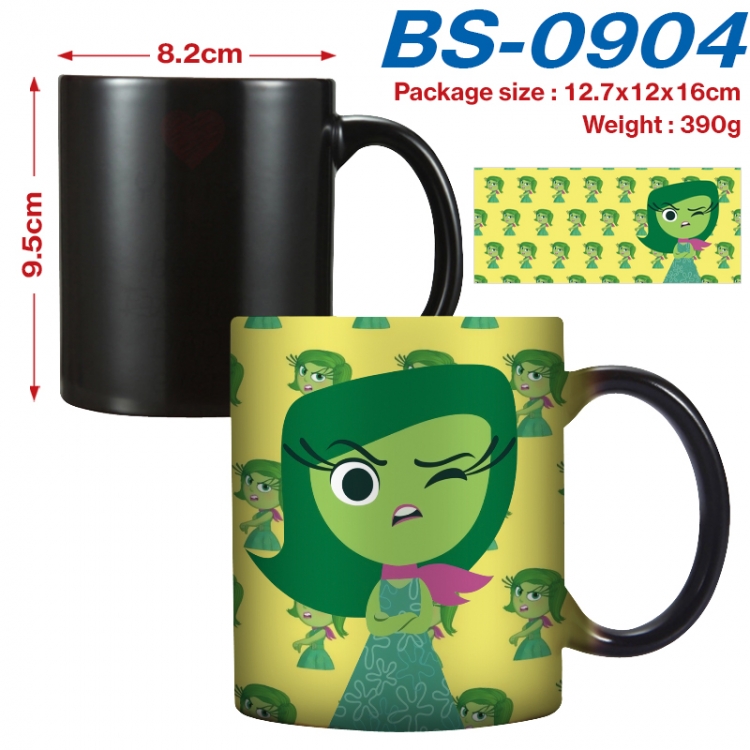 Inside Out  Anime high-temperature color-changing printing ceramic mug 400ml