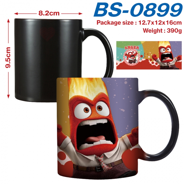 Inside Out  Anime high-temperature color-changing printing ceramic mug 400ml