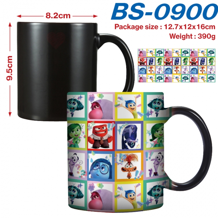 Inside Out  Anime high-temperature color-changing printing ceramic mug 400ml