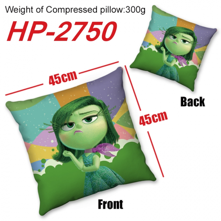 Inside Out   Anime digital printing double-sided printed pillow 45X45cm NO FILLING