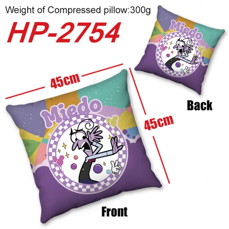 Inside Out   Anime digital printing double-sided printed pillow 45X45cm NO FILLING