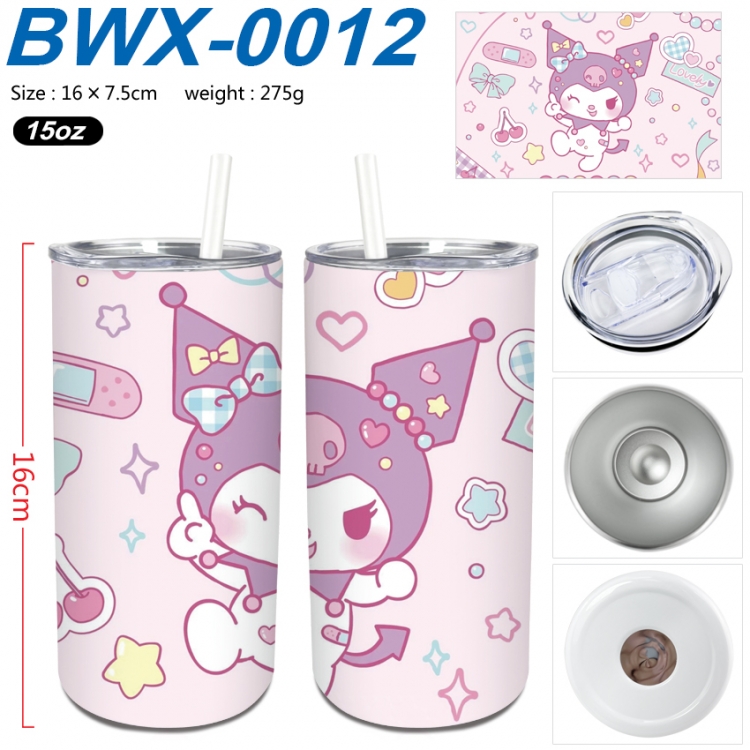 sanrio Small straight tube 304 stainless steel insulated cup 16X7.5CM