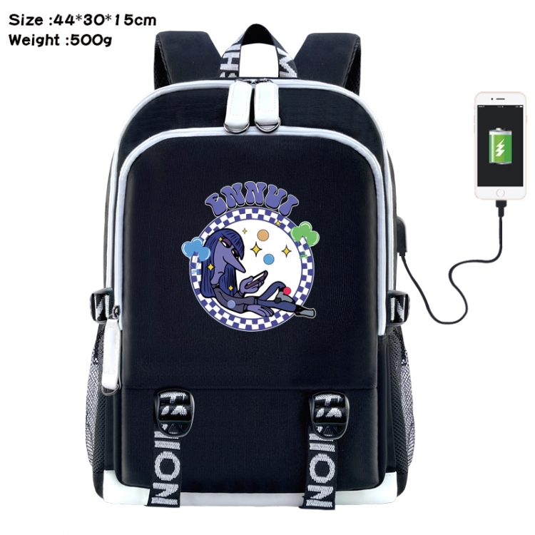 Inside Out Anime Double Zipper Data Backpack 44X30X15CM