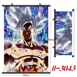 DRAGON BALL Anime Black Plastic Rod Canvas Painting Wall Scroll 60X90CM