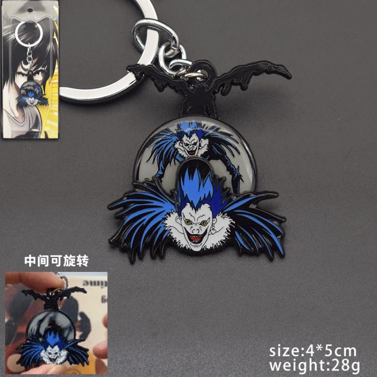 Death note Anime peripheral rotatable keychain