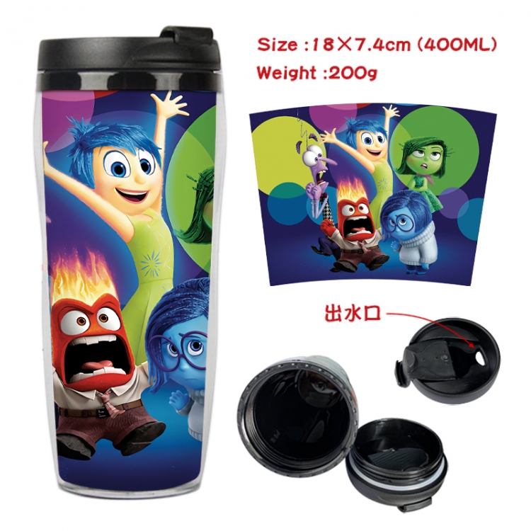 Inside Out  Anime full-color double-layer water cup 18X7.4cm 400ml