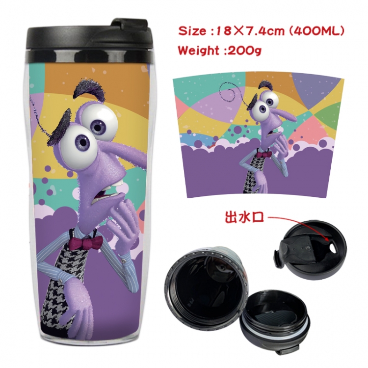 Inside Out  Anime full-color double-layer water cup 18X7.4cm 400ml