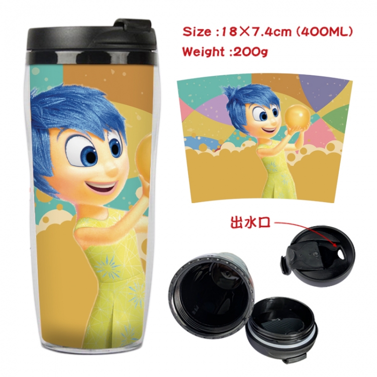 Inside Out  Anime full-color double-layer water cup 18X7.4cm 400ml