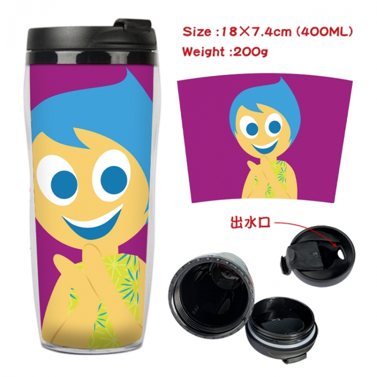 Inside Out  Anime full-color double-layer water cup 18X7.4cm 400ml