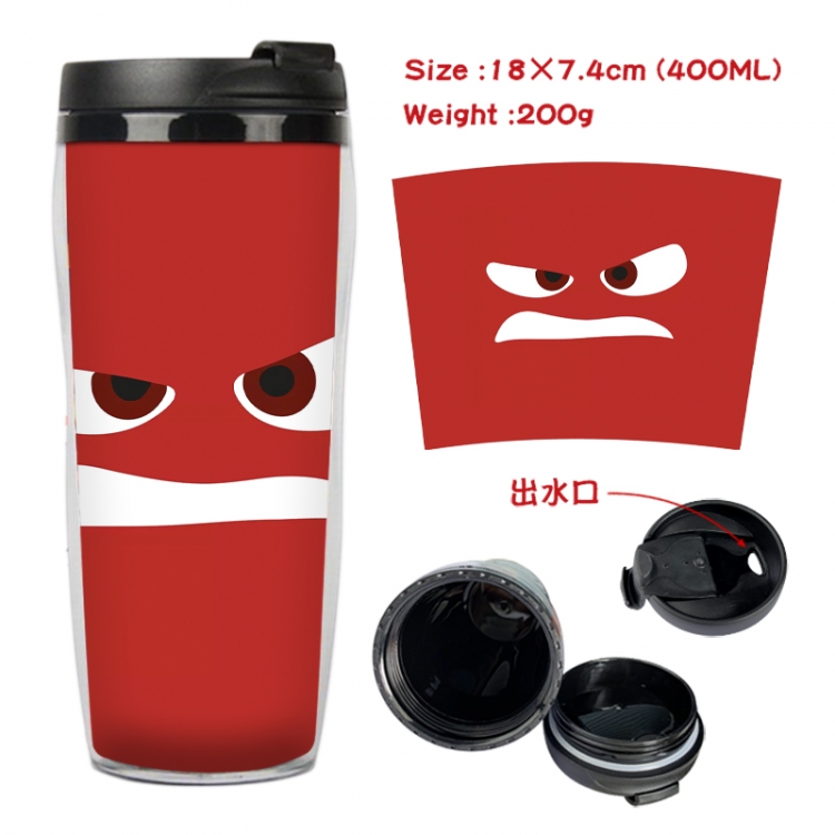 Inside Out  Anime full-color double-layer water cup 18X7.4cm 400ml