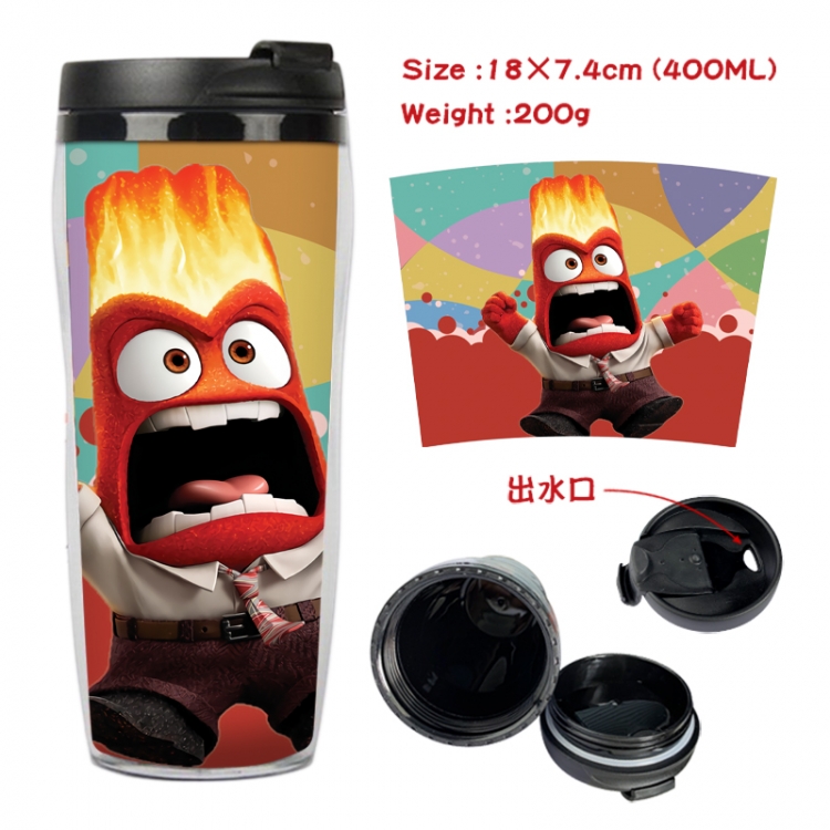 Inside Out  Anime full-color double-layer water cup 18X7.4cm 400ml