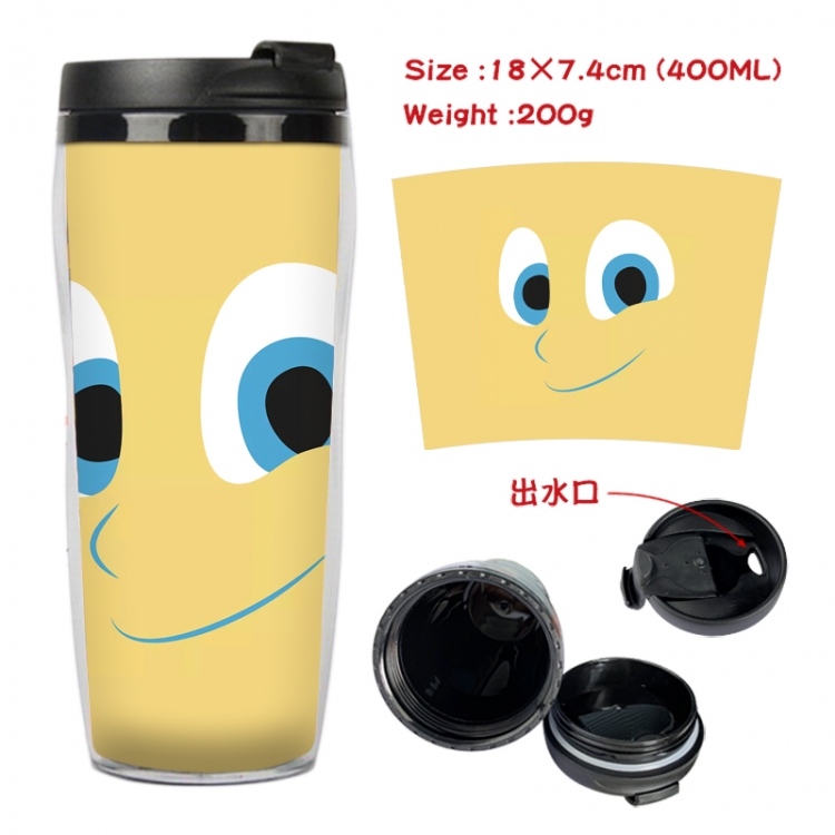 Inside Out  Anime full-color double-layer water cup 18X7.4cm 400ml