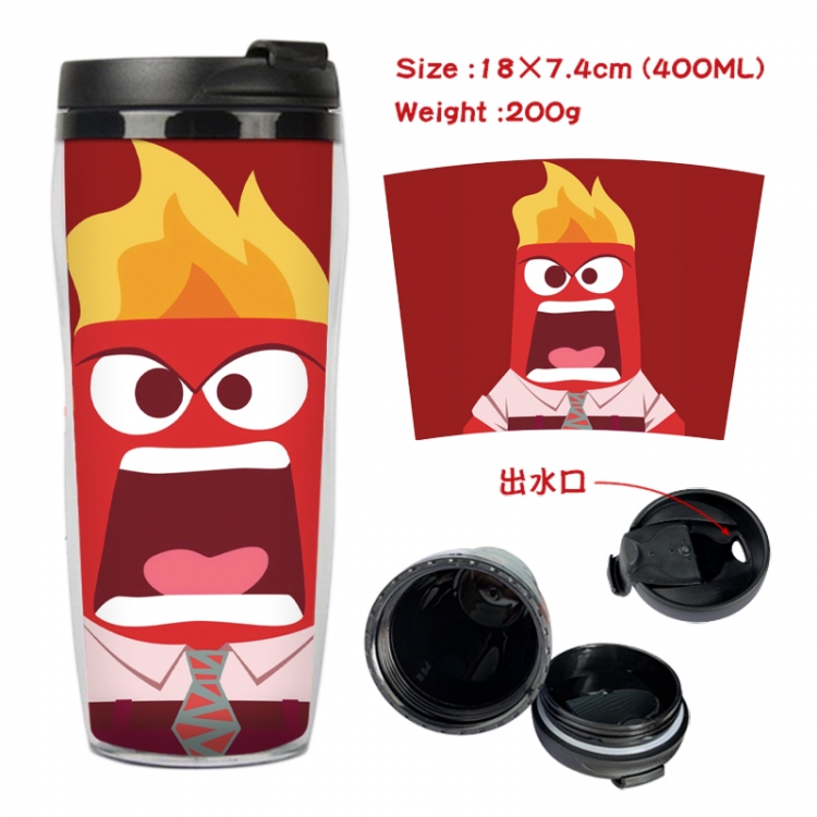 Inside Out  Anime full-color double-layer water cup 18X7.4cm 400ml