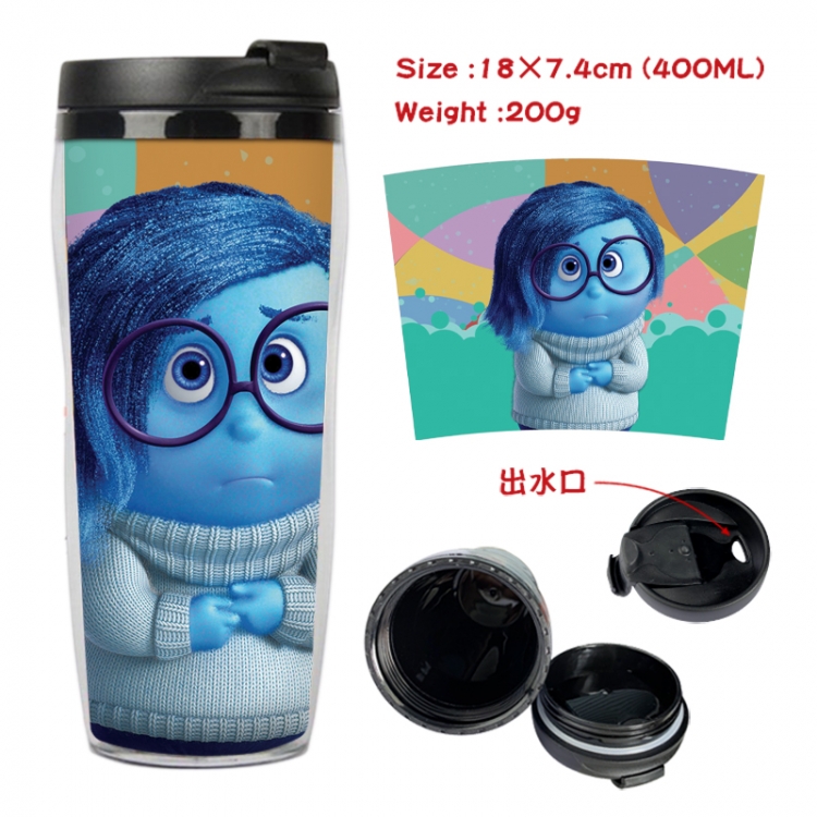 Inside Out  Anime full-color double-layer water cup 18X7.4cm 400ml