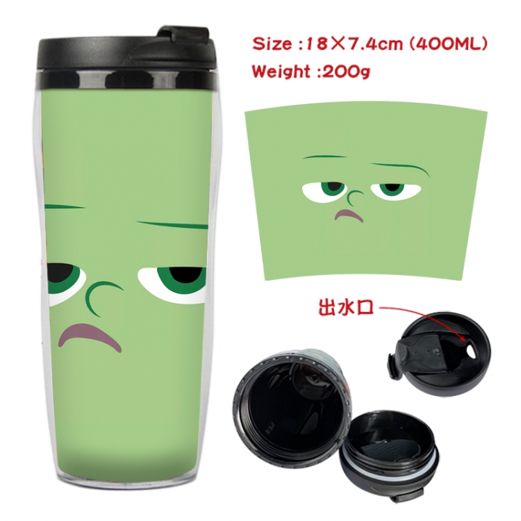 Inside Out  Anime full-color double-layer water cup 18X7.4cm 400ml