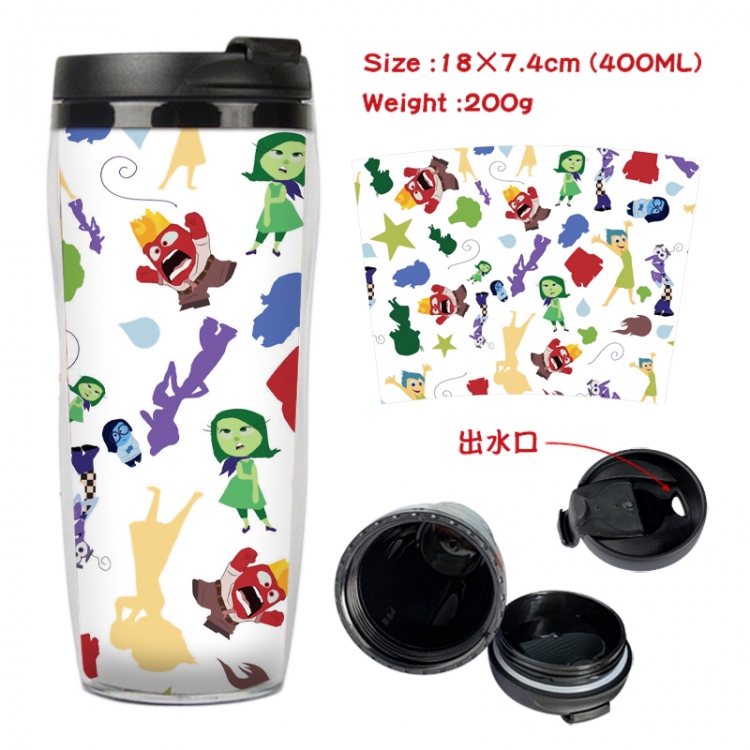 Inside Out  Anime full-color double-layer water cup 18X7.4cm 400ml