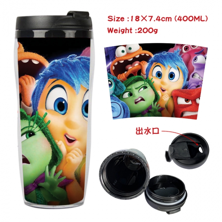 Inside Out  Anime full-color double-layer water cup 18X7.4cm 400ml