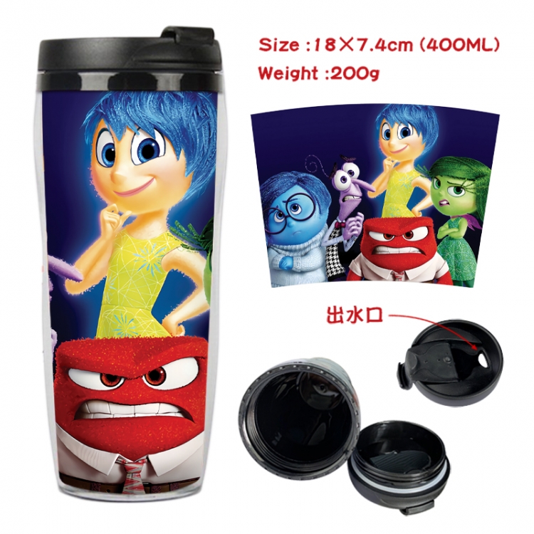 Inside Out  Anime full-color double-layer water cup 18X7.4cm 400ml