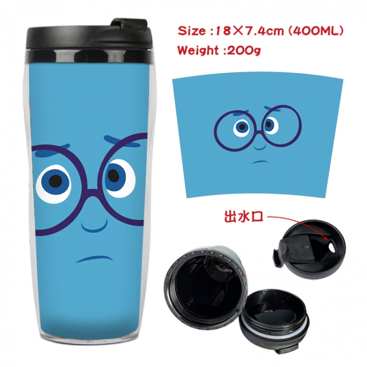 Inside Out  Anime full-color double-layer water cup 18X7.4cm 400ml