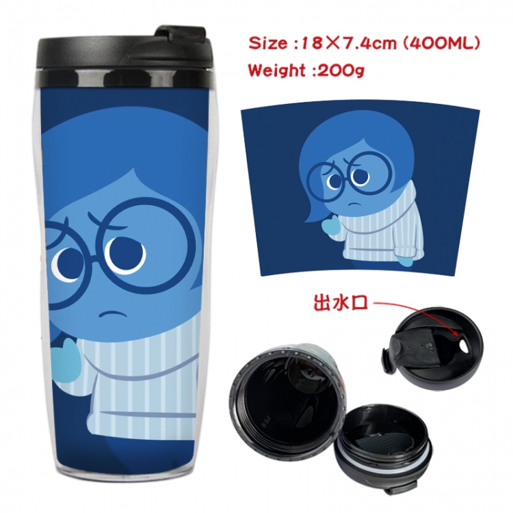 Inside Out  Anime full-color double-layer water cup 18X7.4cm 400ml