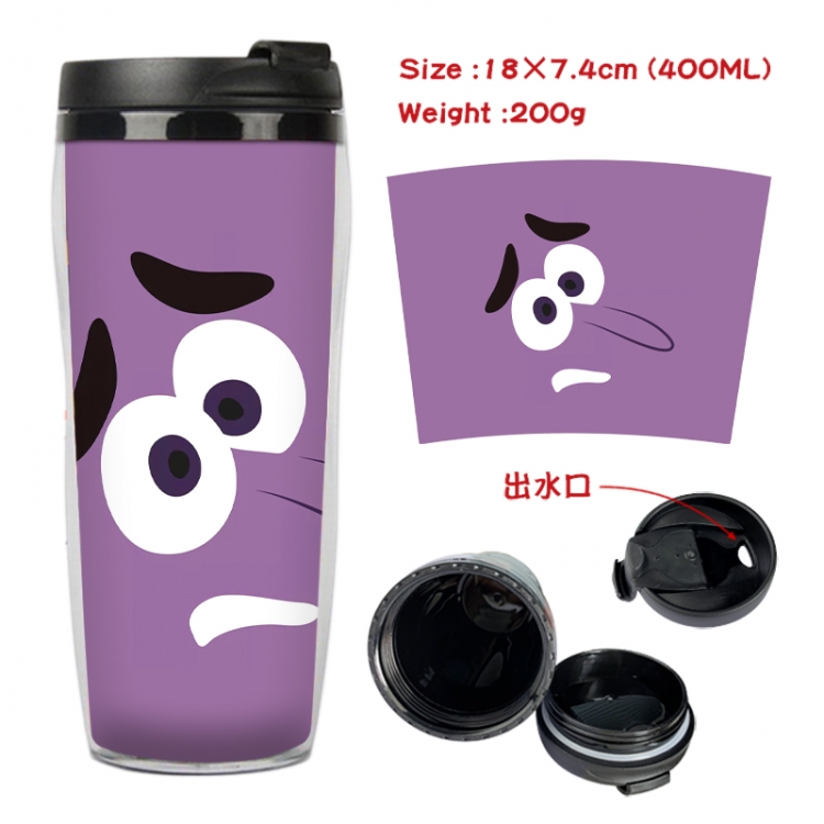 Inside Out  Anime full-color double-layer water cup 18X7.4cm 400ml