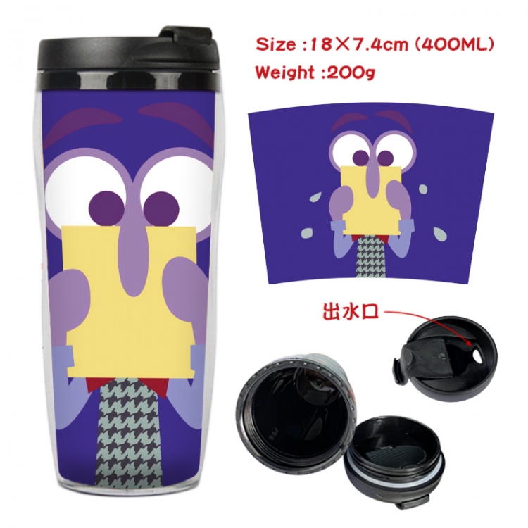 Inside Out  Anime full-color double-layer water cup 18X7.4cm 400ml