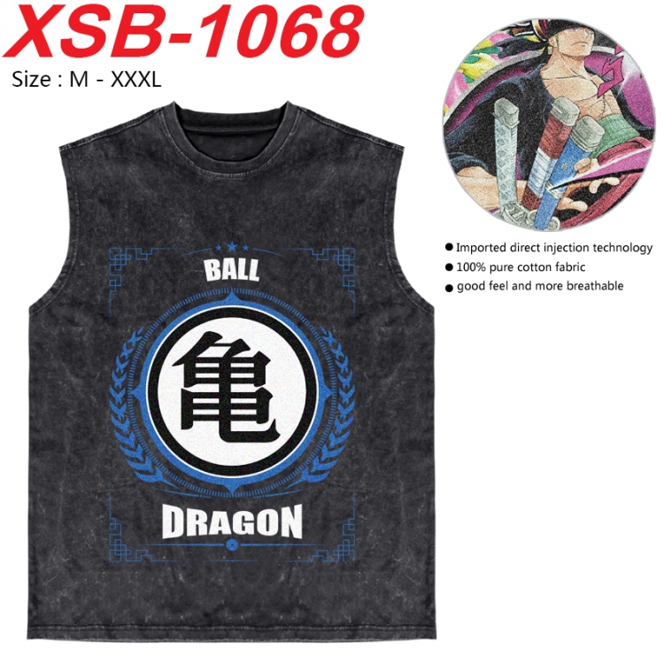 DRAGON BALL Anime pure cotton wash vest T-shirt 250g M-3XL