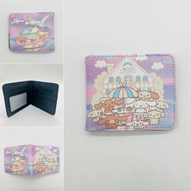 sanrio Full color Two fold short card case wallet 11X9.5CM