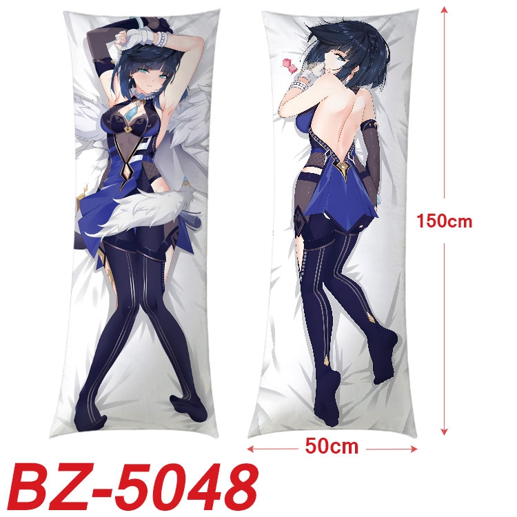 Genshin Impact Anime sexy equal body double-sided printed pillow 150x50cm  NO FILLING  