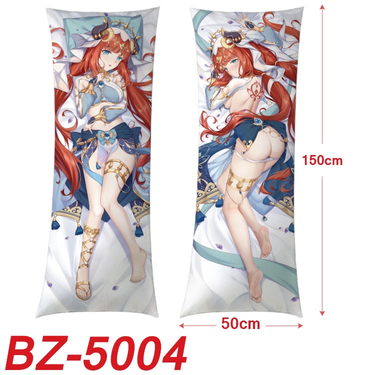 Genshin Impact Anime sexy equal body double-sided printed pillow 150x50cm  NO FILLING  