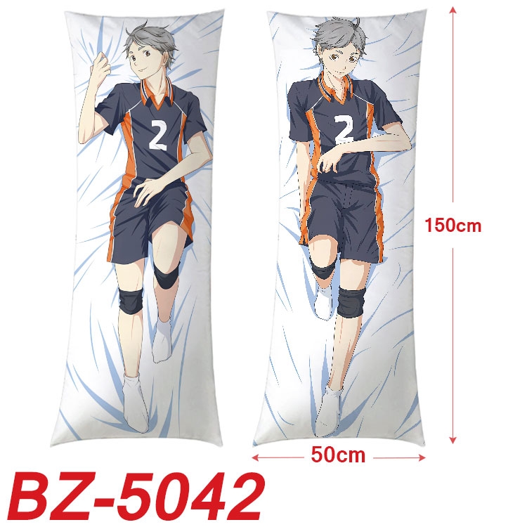 Haikyuu!! Anime sexy equal body double-sided printed pillow 150x50cm  NO FILLING  