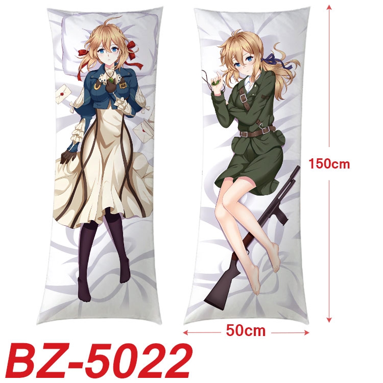 Violet Evergarden Anime sexy equal body double-sided printed pillow 150x50cm  NO FILLING