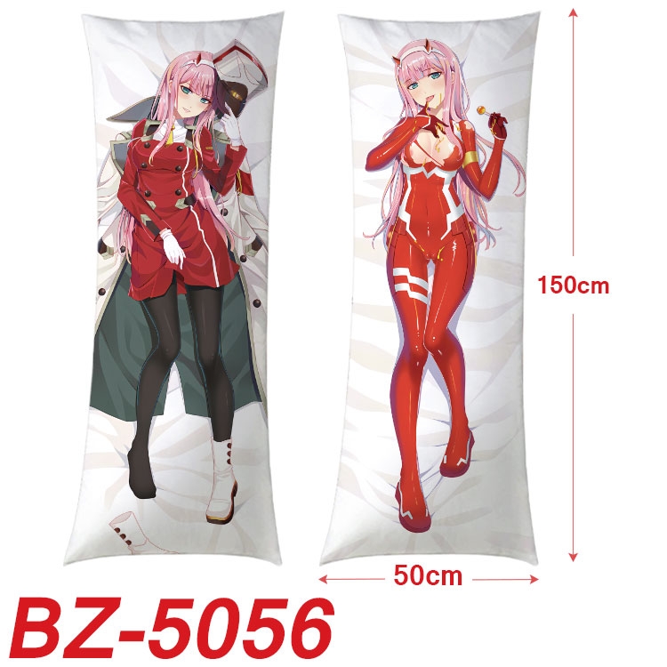 DARLING in the FRANX Anime sexy equal body double-sided printed pillow 150x50cm  NO FILLING