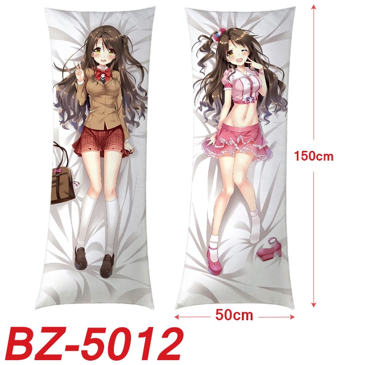 The Idol Master Anime sexy equal body double-sided printed pillow 150x50cm  NO FILLING