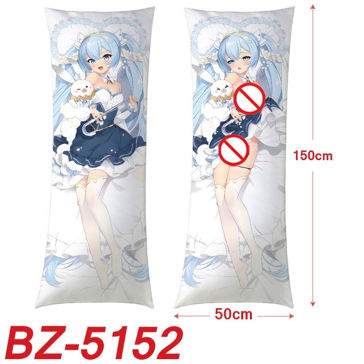 Hatsune Miku Anime sexy equal body double-sided printed pillow 150x50cm NO FILLING