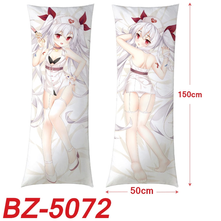 Azur Lane Anime sexy equal body double-sided printed pillow 150x50cm NO FILLING