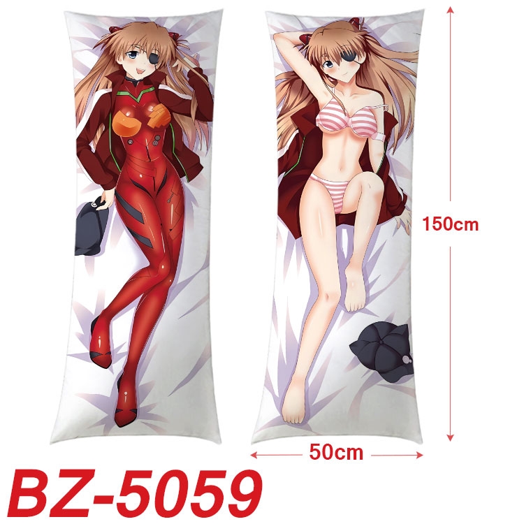 EVA Anime sexy equal body double-sided printed pillow 150x50cm NO FILLING