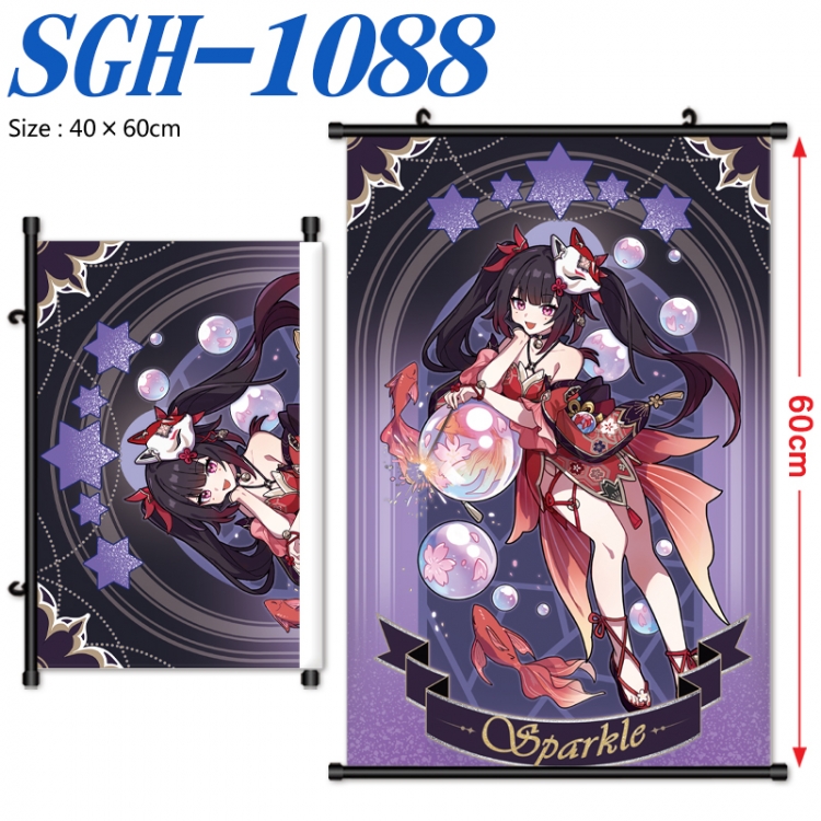 Honkai: Star Rail Anime digital printed pole style hanging picture Wall Scroll 40x60cm  SGH-1088