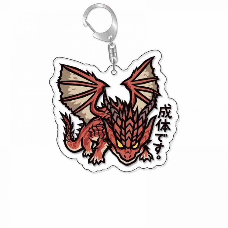 Monster Hunter Anime Acrylic Keychain Charm price for 5 pcs 16910