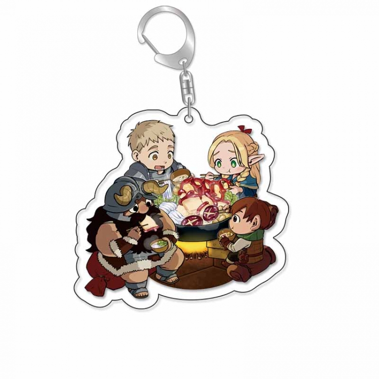 Delicious in Dungeon Anime Acrylic Keychain Charm price for 5 pcs 16915