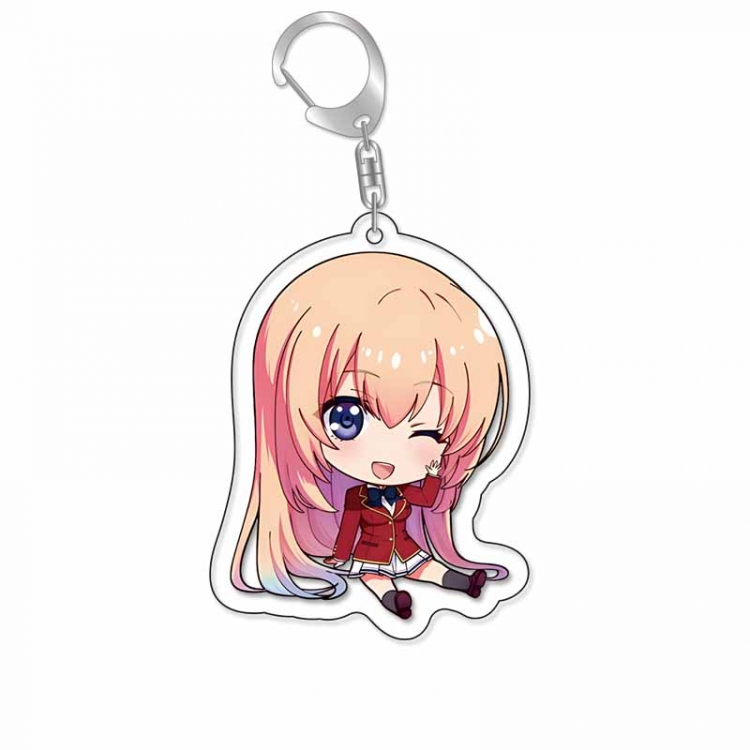 Classroom of the Eli Anime Acrylic Keychain Charm price for 5 pcs 16946