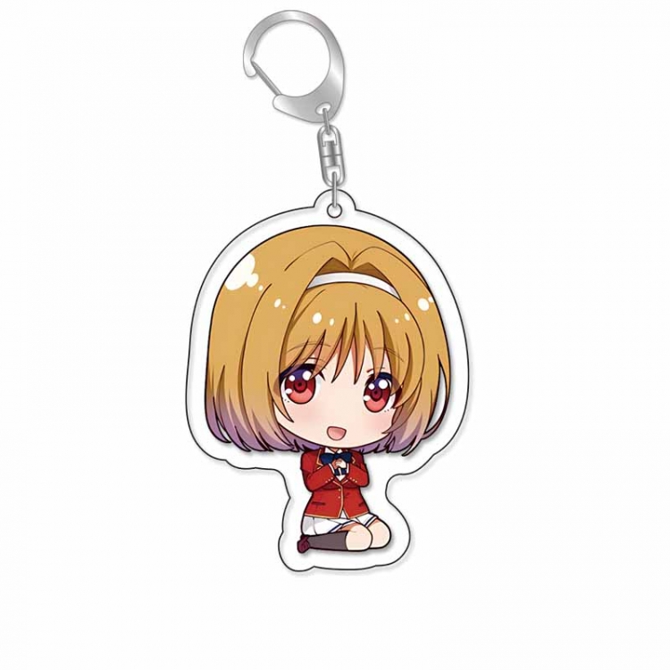 Classroom of the Eli Anime Acrylic Keychain Charm price for 5 pcs 16941