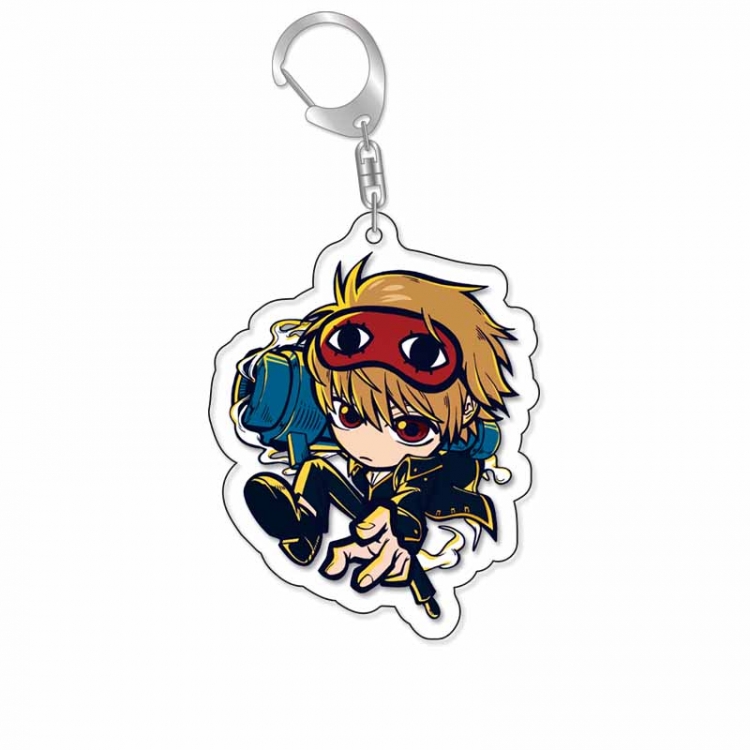 Gintama Anime Acrylic Keychain Charm price for 5 pcs 16955