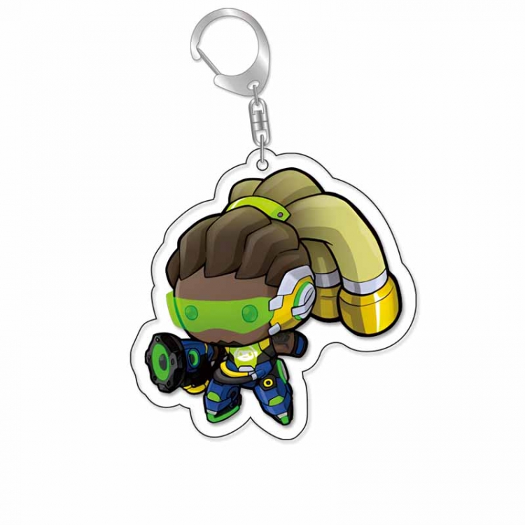 Overwatch Anime Acrylic Keychain Charm price for 5 pcs 16969