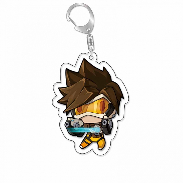 Overwatch Anime Acrylic Keychain Charm price for 5 pcs 16963