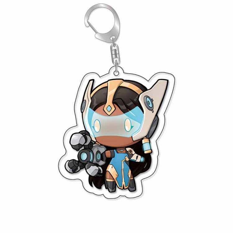 Overwatch Anime Acrylic Keychain Charm price for 5 pcs 16979