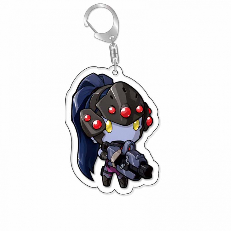 Overwatch Anime Acrylic Keychain Charm price for 5 pcs 16962